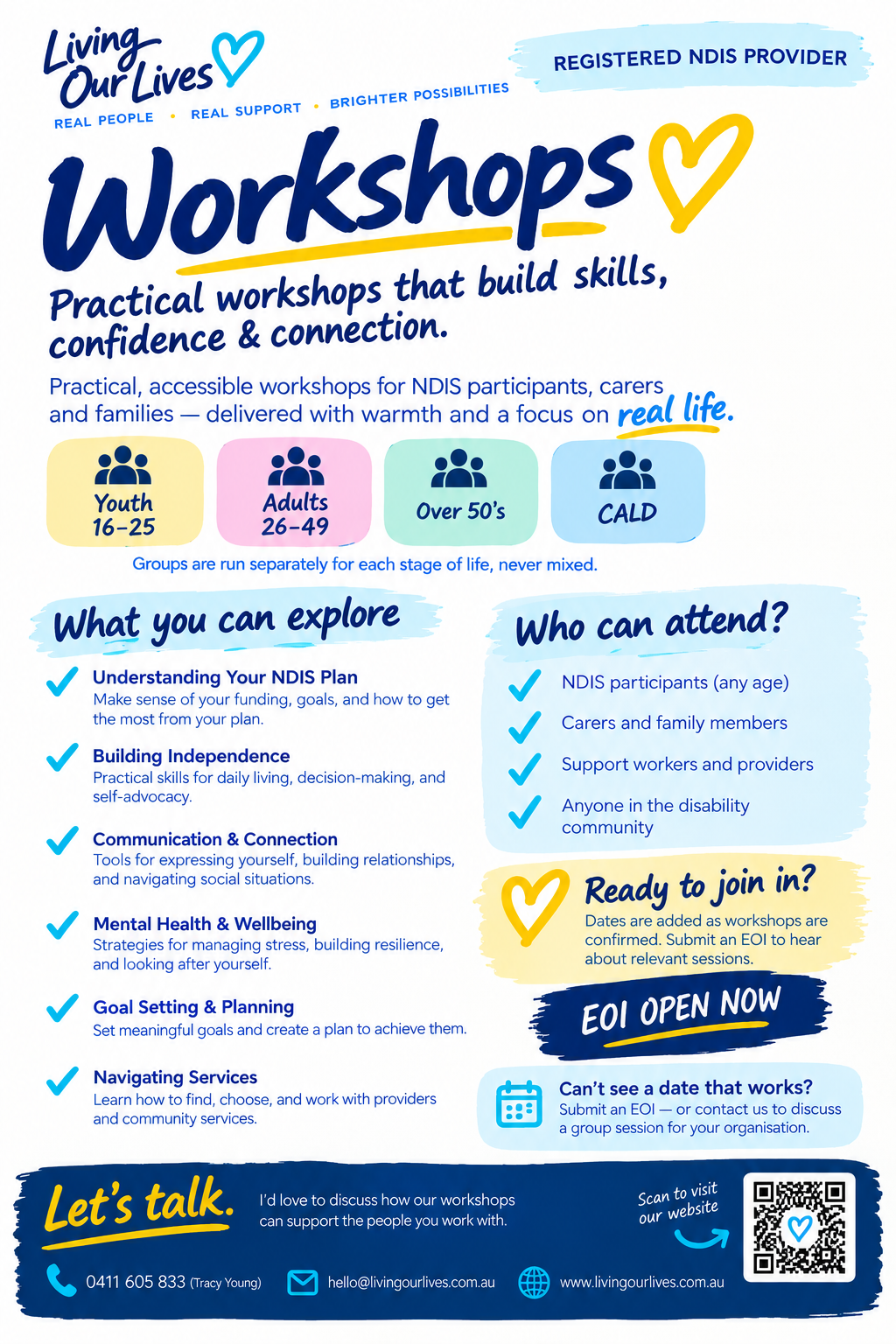 Workshops flyer preview